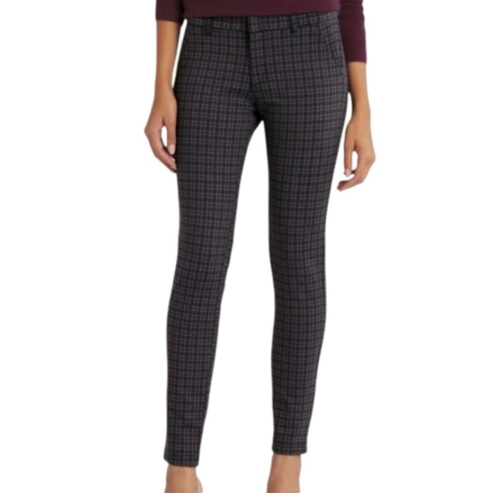 Kut From The Kloth NWOT Elyse Printed Slim Straight Leg Pant Dark Grey Size 12 - Picture 9 of 9